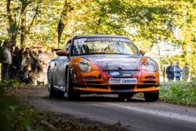 Podium 100 % PKM Consulting à la finale de la coupe de France des rallyes